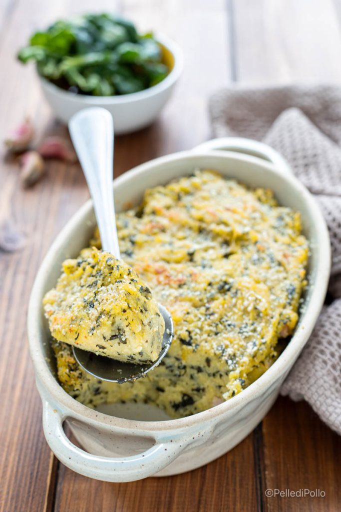 polenta au chou noir