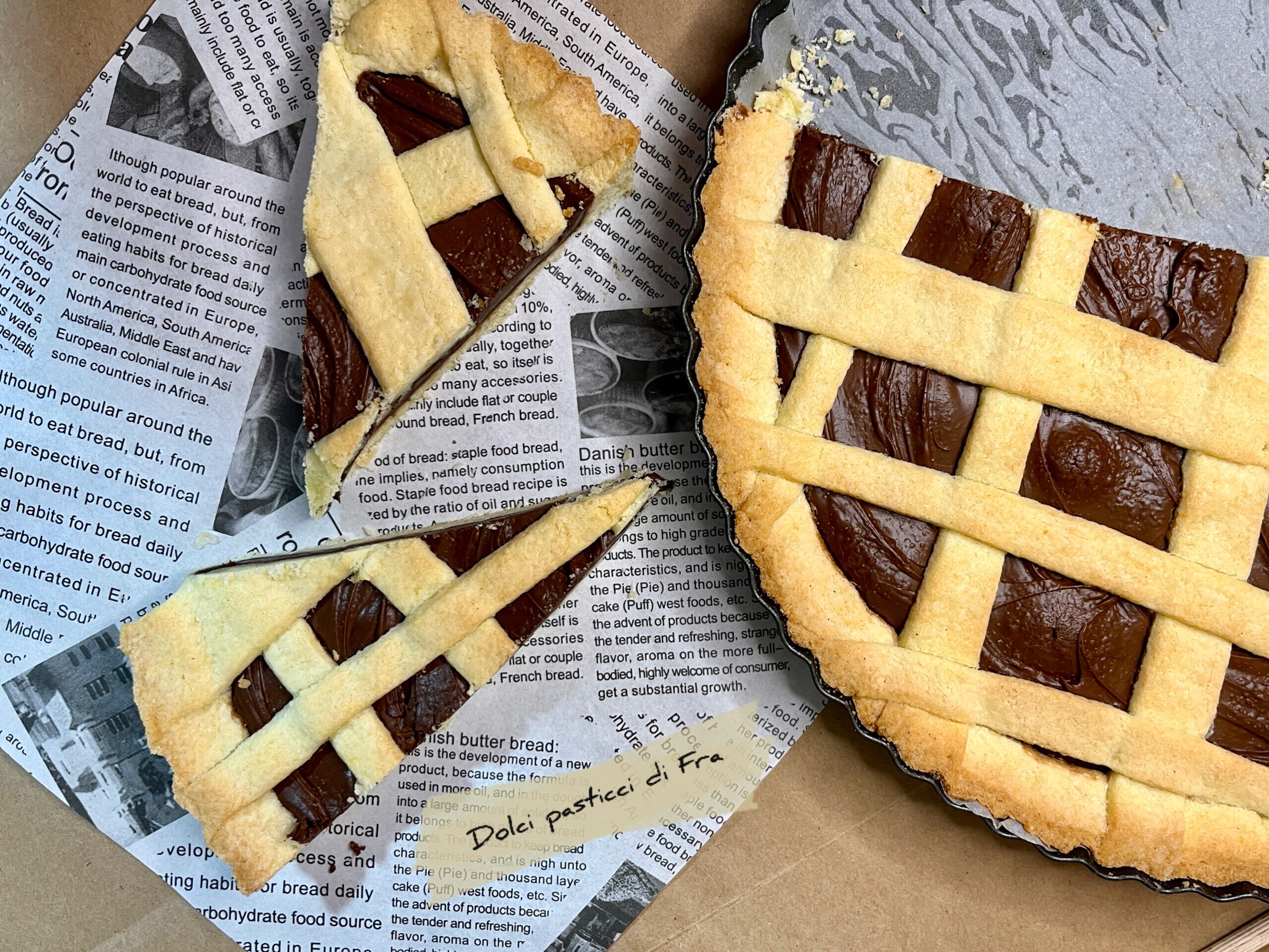 TARTE à la NUTELLA sans gluten