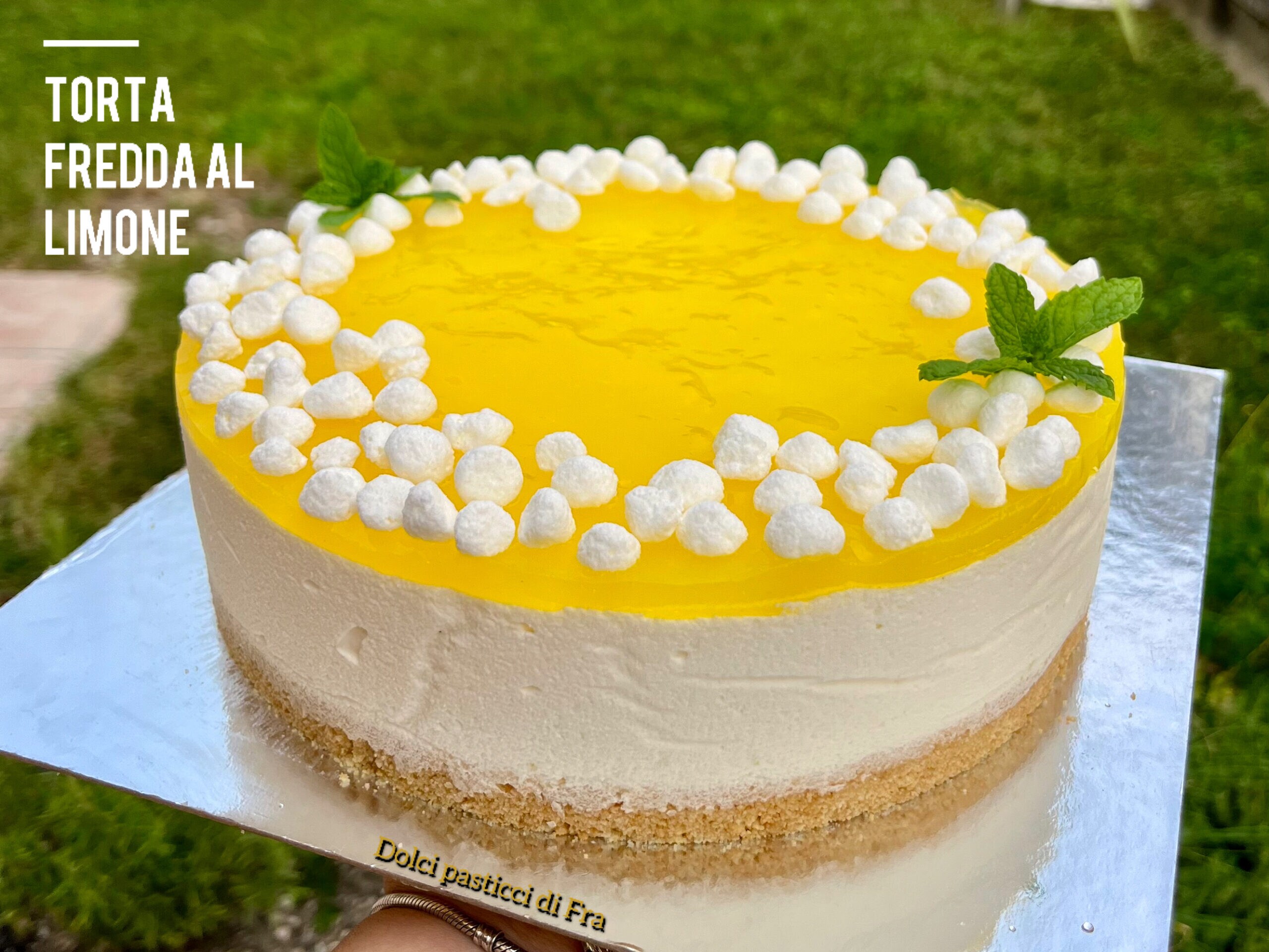 GÂTEAU FROID au CITRON sans lactose