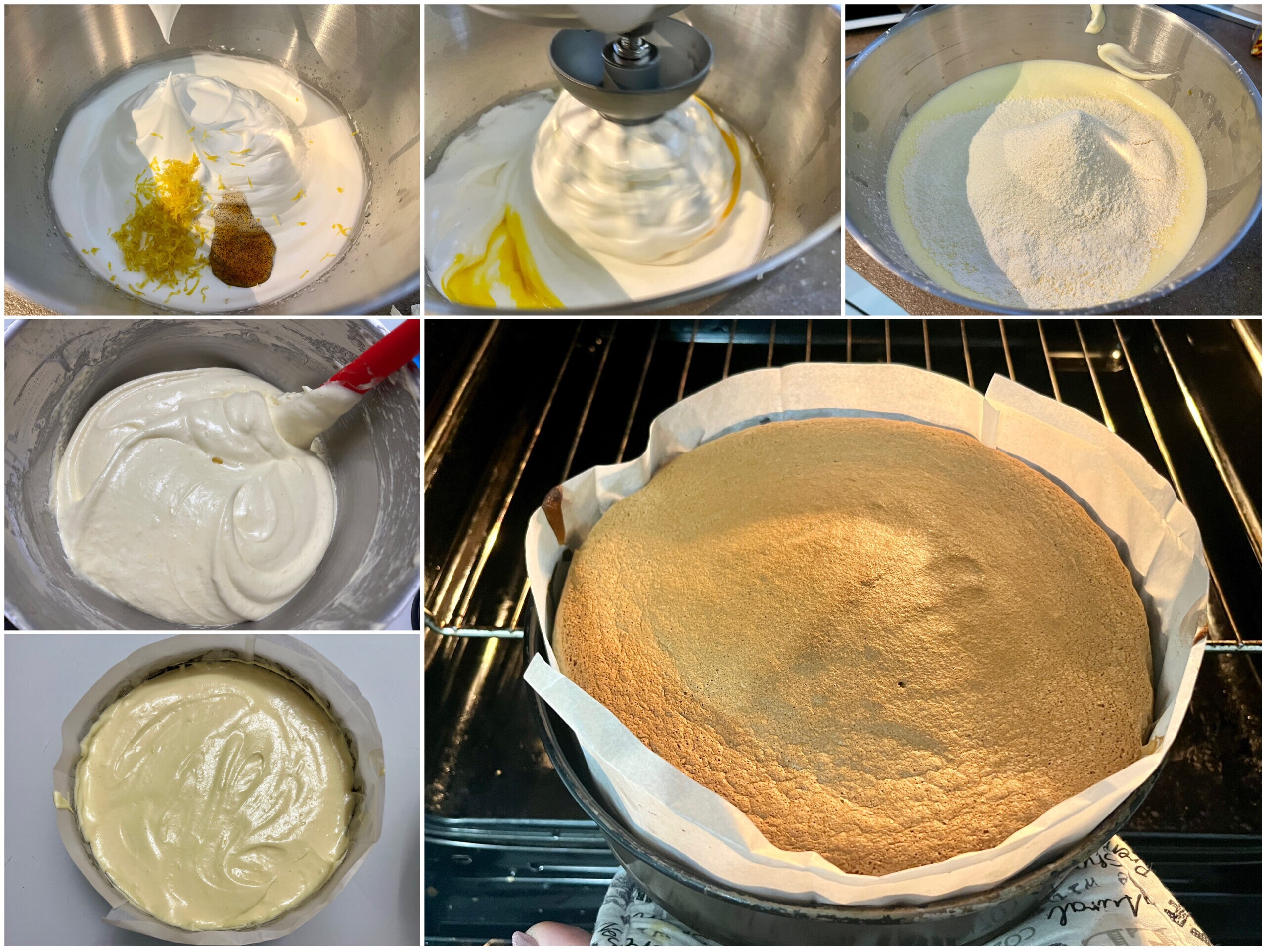 Gâteau magique aux fraises sans gluten et sans lactose