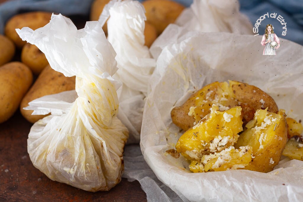Pommes de terre en papillote sans four