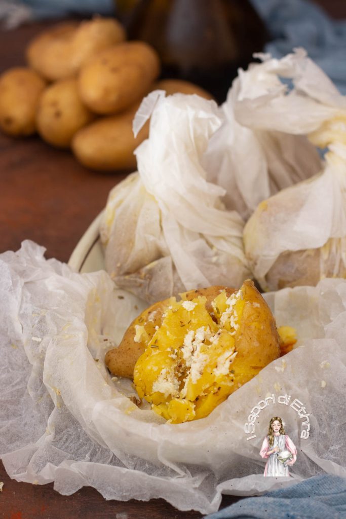 Pommes de terre en papillote sans four