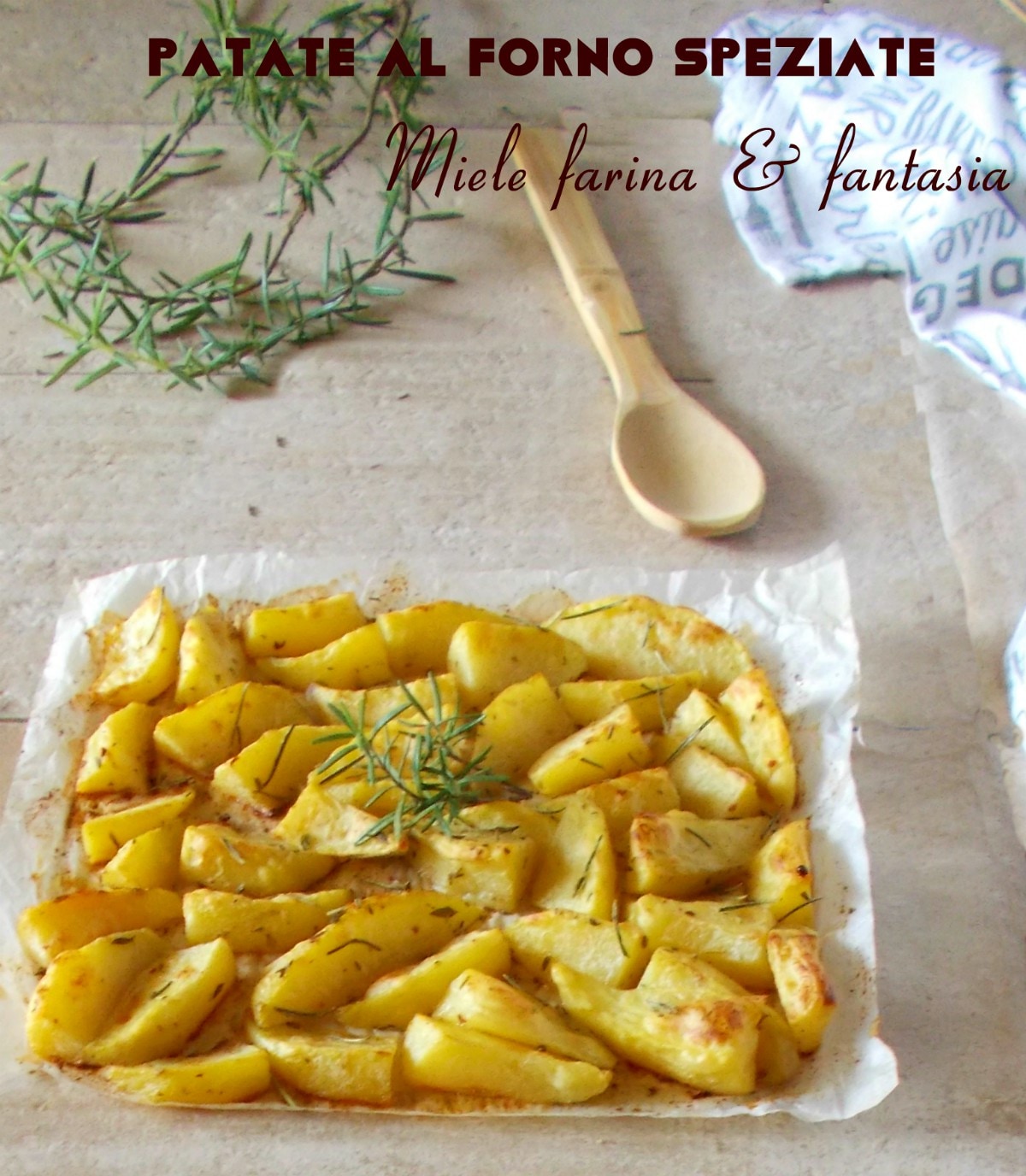 Pommes de terre au four avec épices