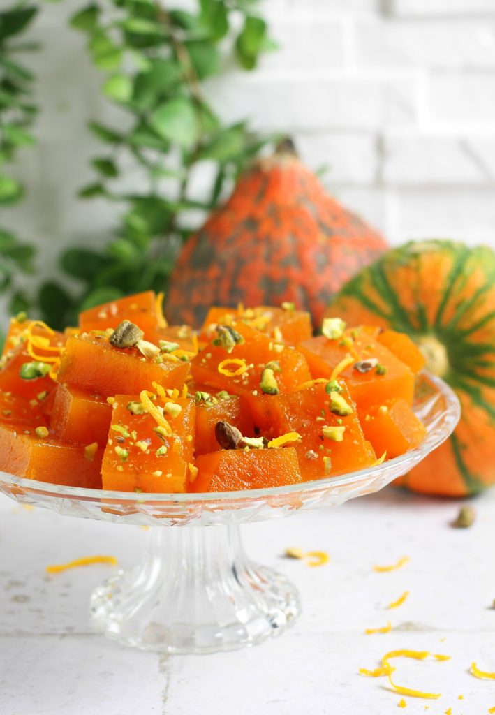 Gelées de potiron au parfum d'orange