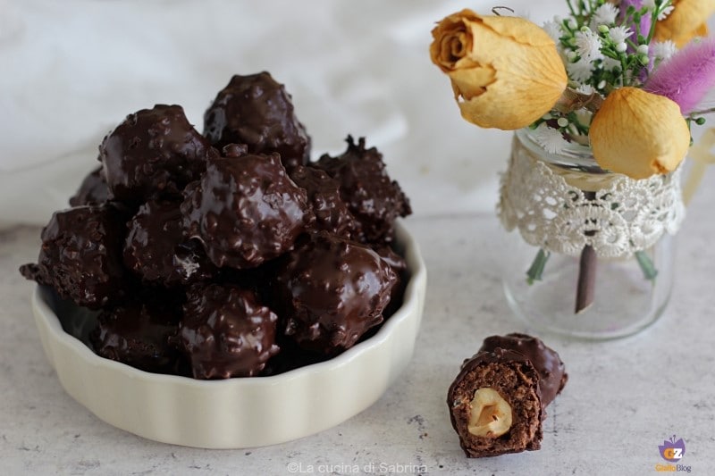 Pralinés à la noisette sans cuisson