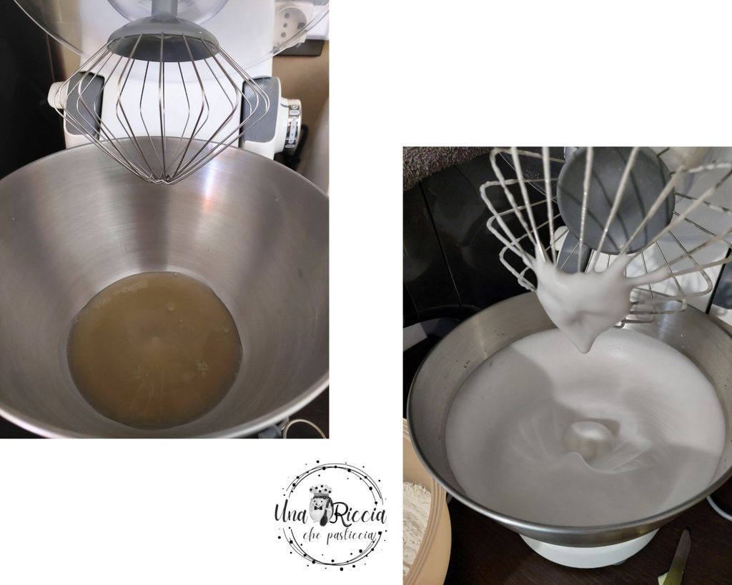 préparation aquafaba petits gâteaux semi-complets pommes et aquafaba