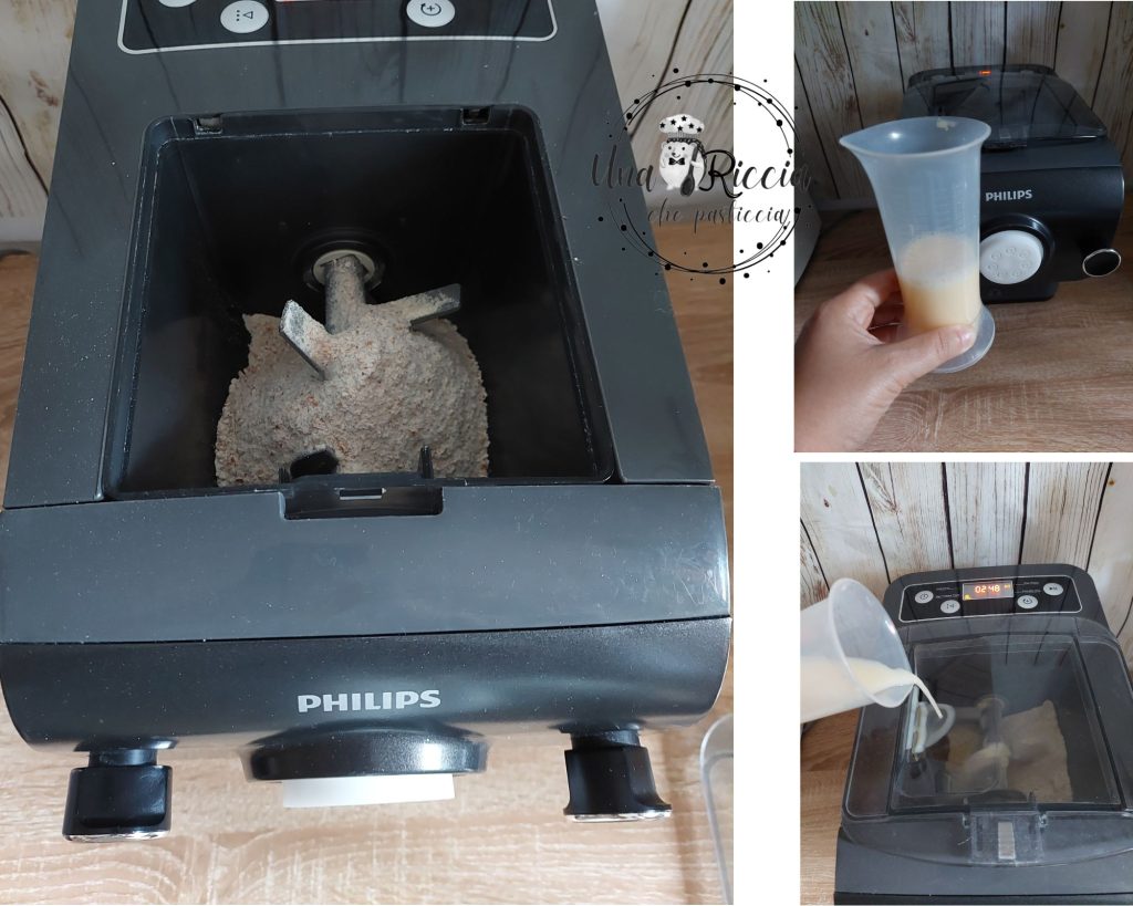 préparation pâtes complètes avec machine à pâtes