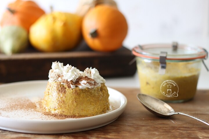 Flan à la citrouille en bocal