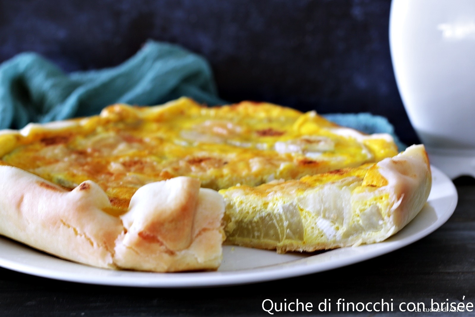 QUICHE DE FENOUIL avec pâte brisée