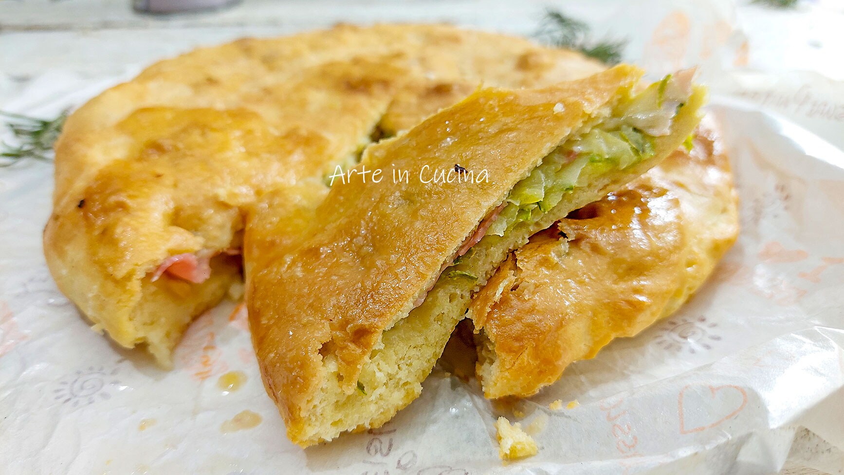 QUICHE avec JAMBON et courgettes