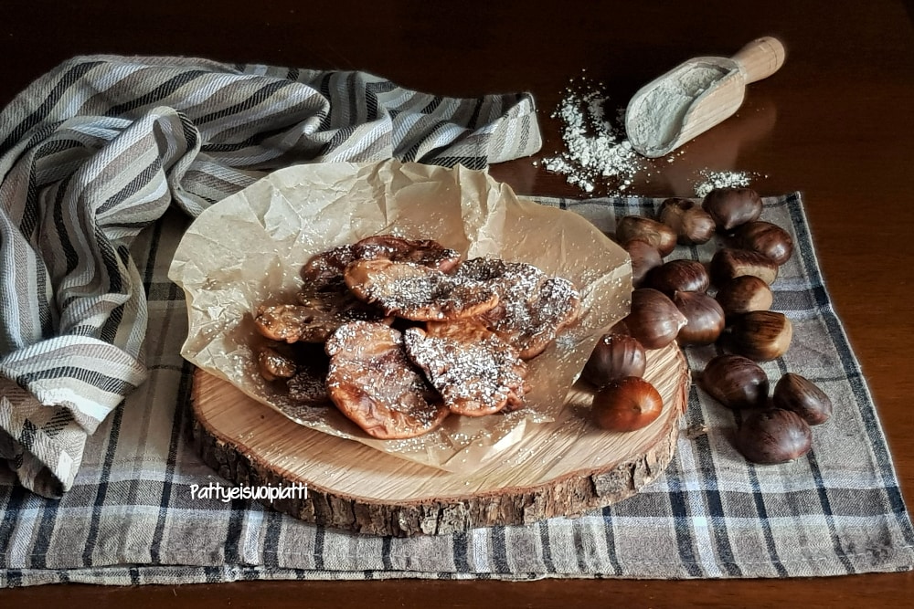 beignets à la farine de châtaignes