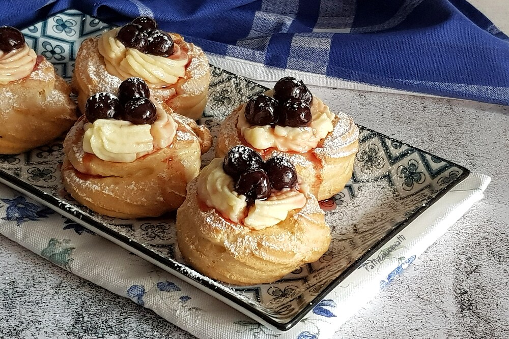zeppole de la saint-joseph au four