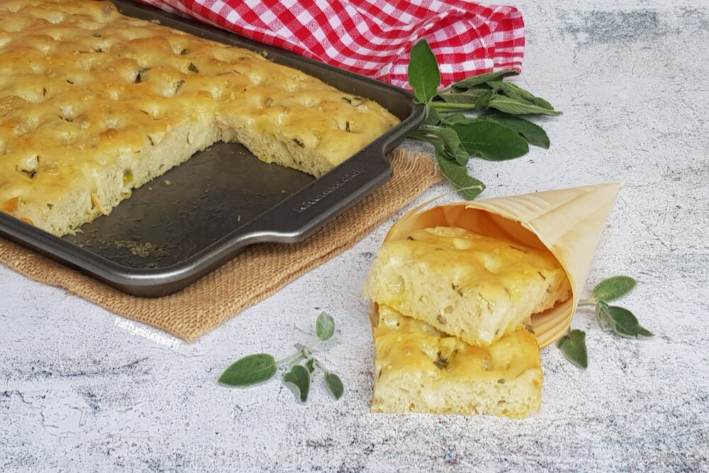 focaccia à la sauge