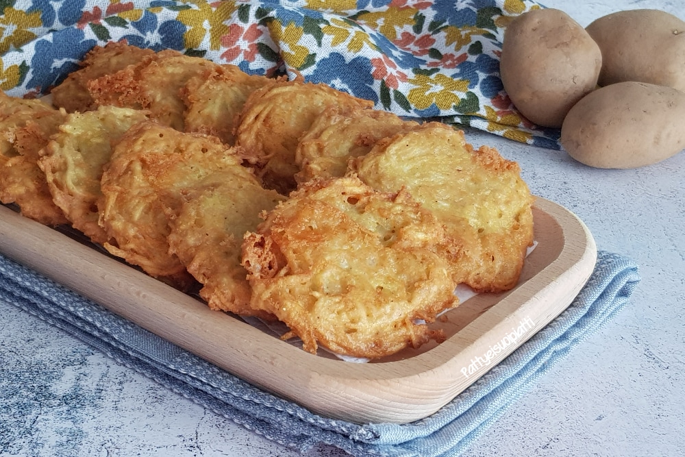 beignets de pommes de terre et Taleggio