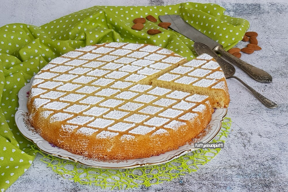 gâteau type panarello avec crème pâtissière