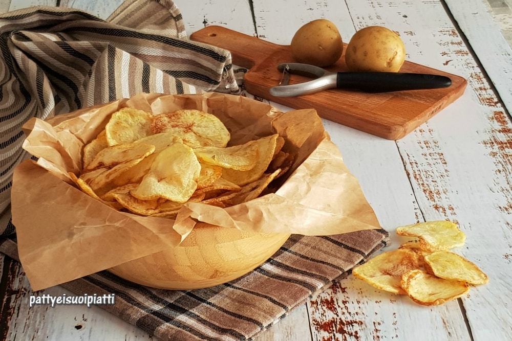 chips de pommes de terre frites