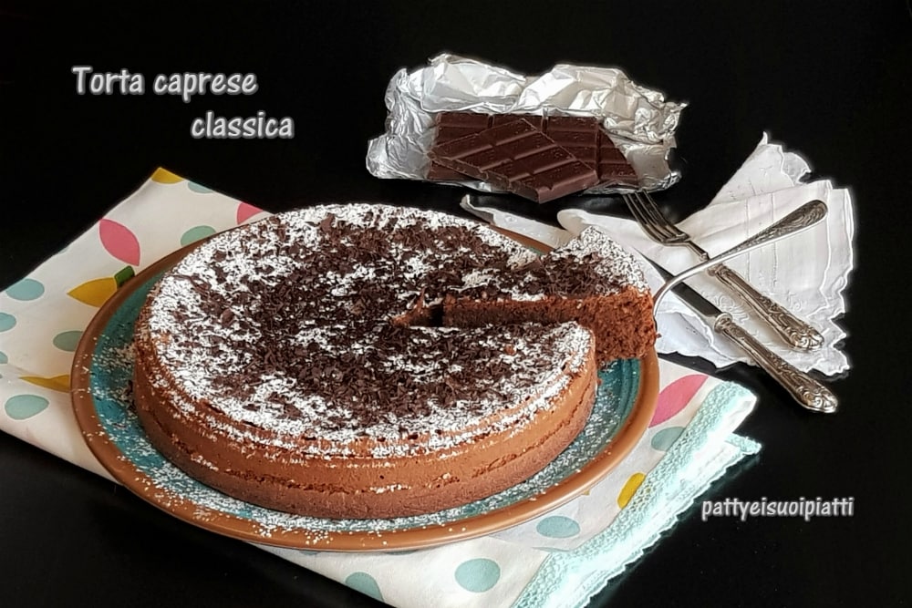 gâteau caprese classique
