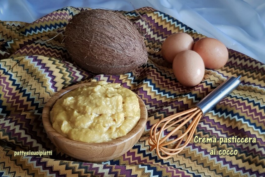 crème pâtissière à la noix de coco