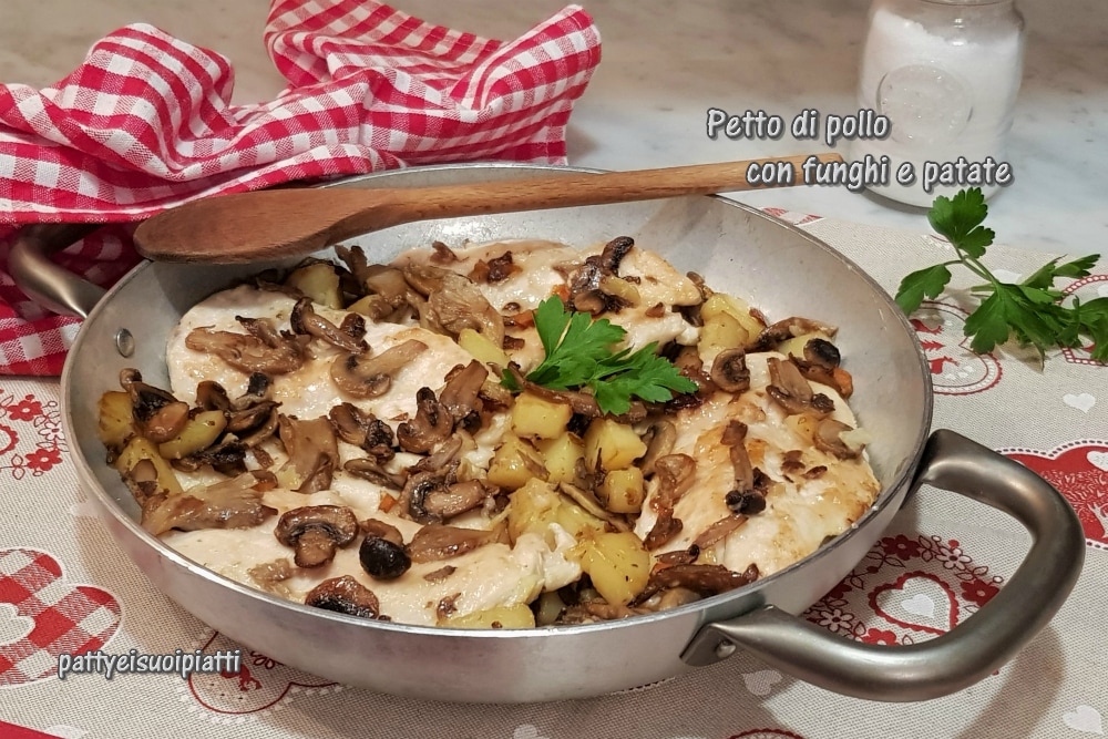 poitrine de poulet aux champignons