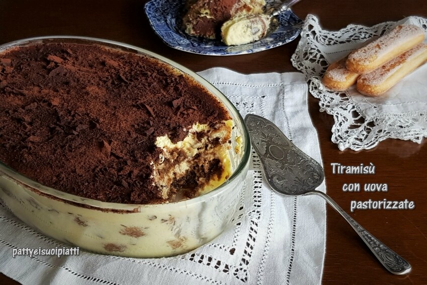 tiramisù avec œufs pasteurisés