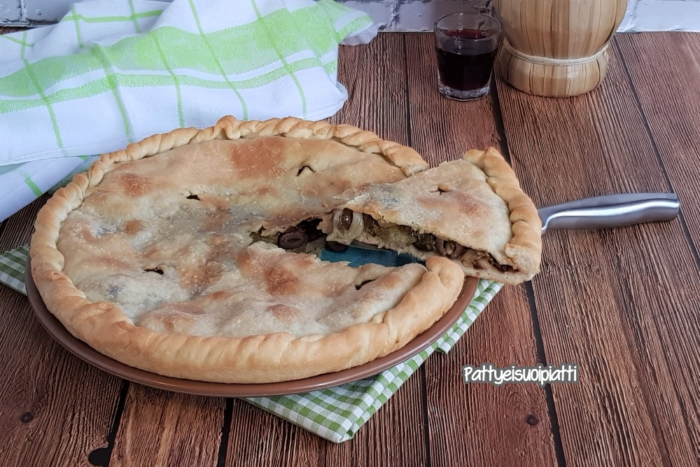 pizza à la scarole traditionnelle