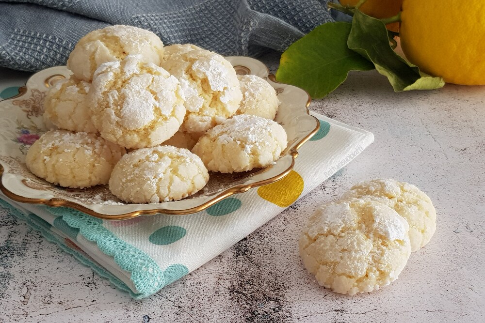 crinkle cookies au citron