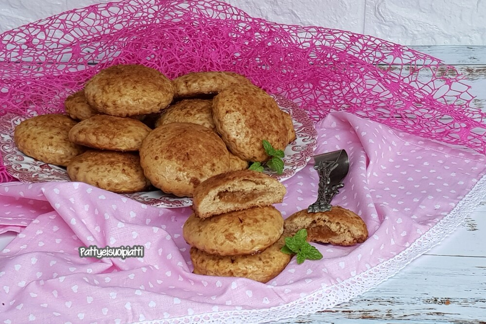 sablés avec cœur de pêche