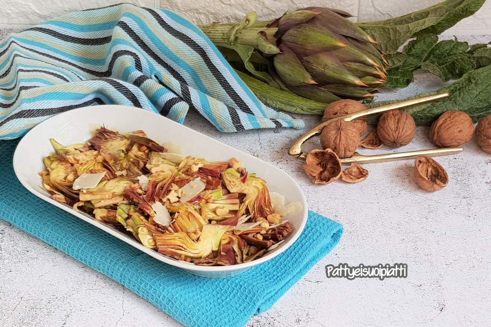 salade de cœurs d'artichauts crus