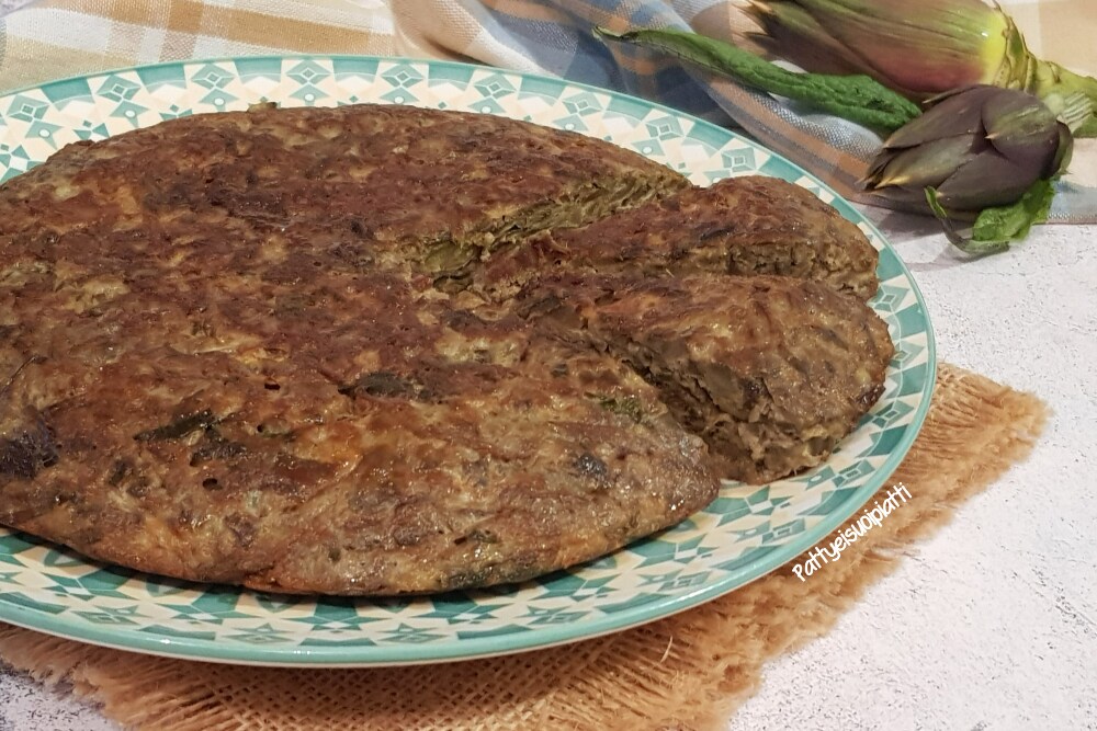 omelette aux artichauts