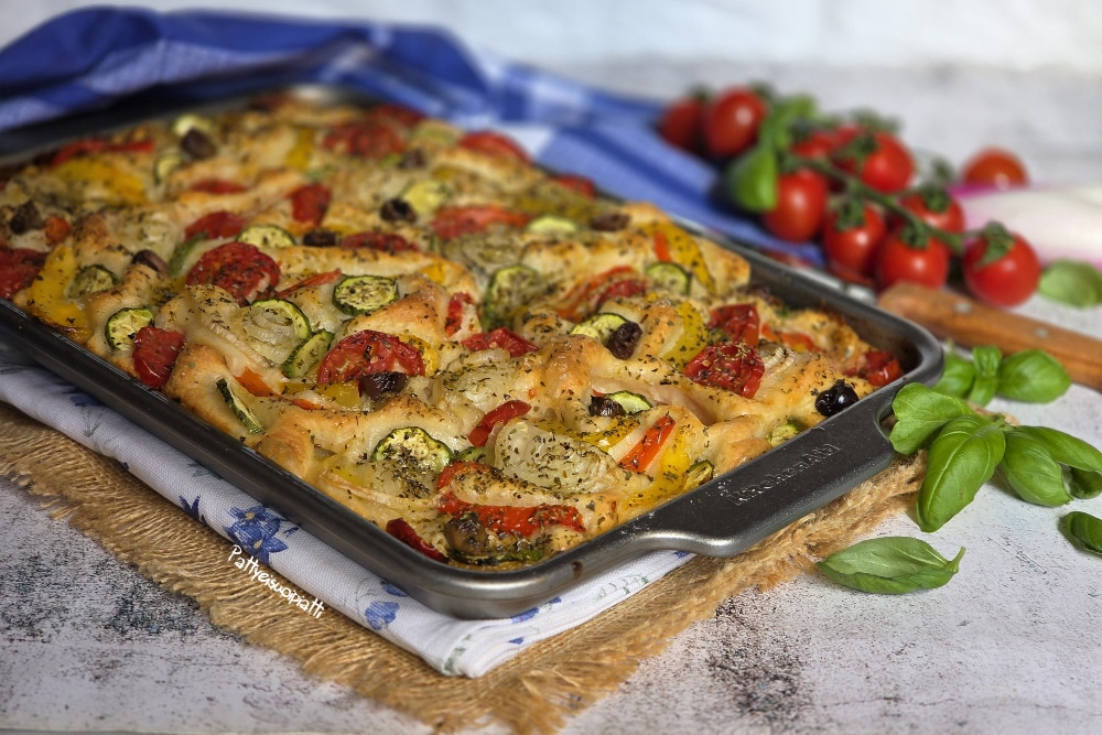 focaccia aux légumes