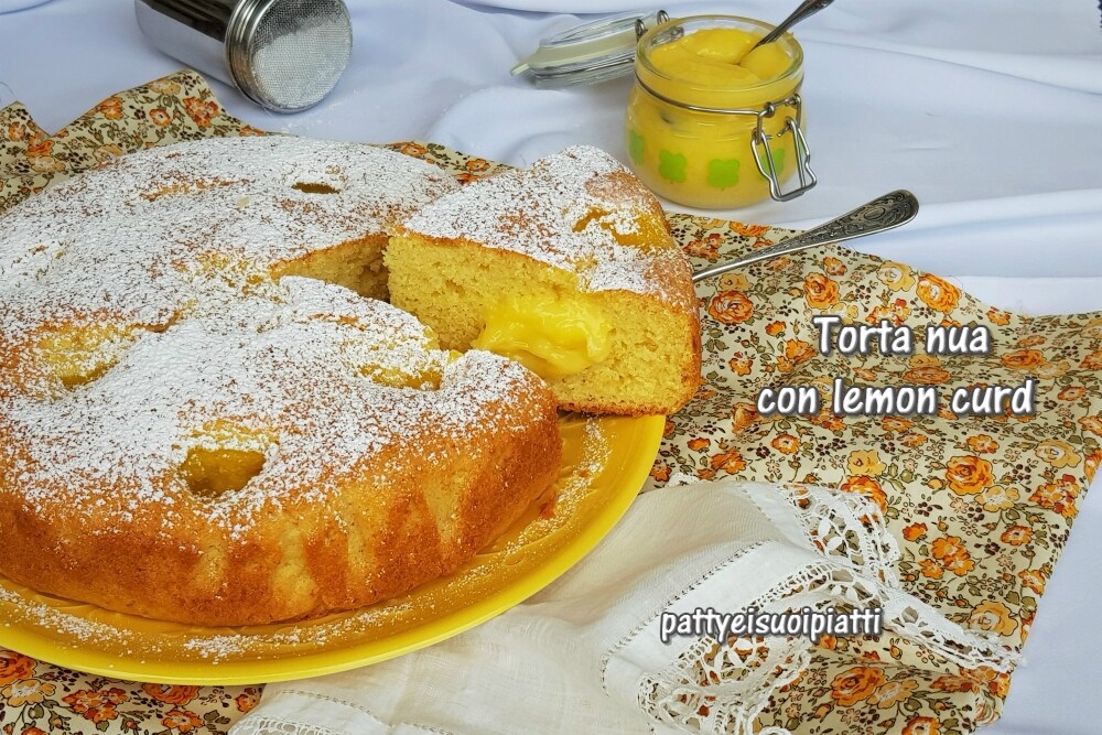 gâteau nua au lemon curd