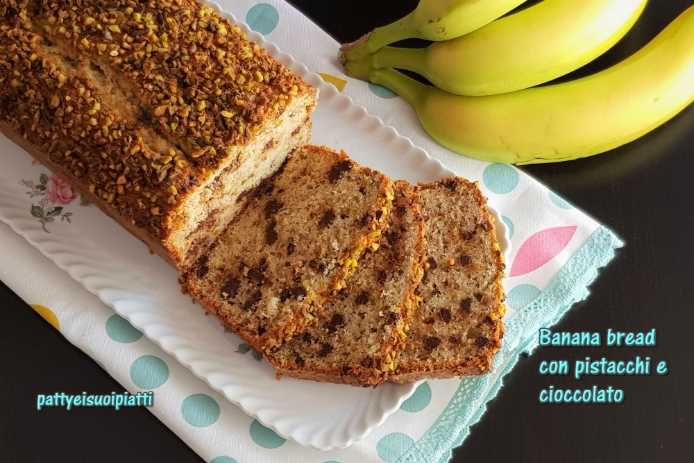 pain à la banane avec pistaches