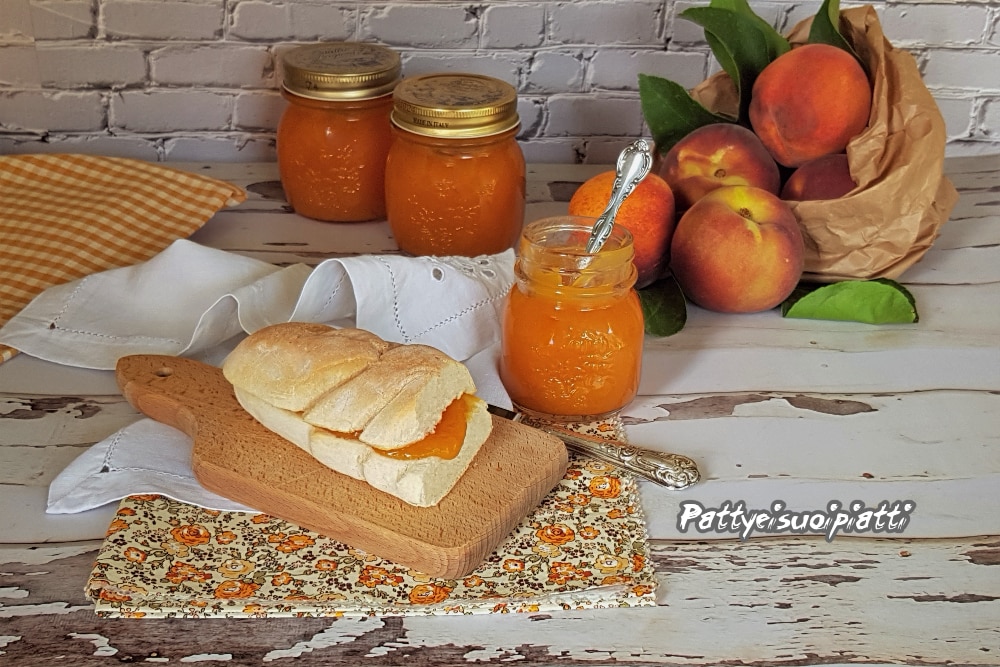 confiture de pêches
