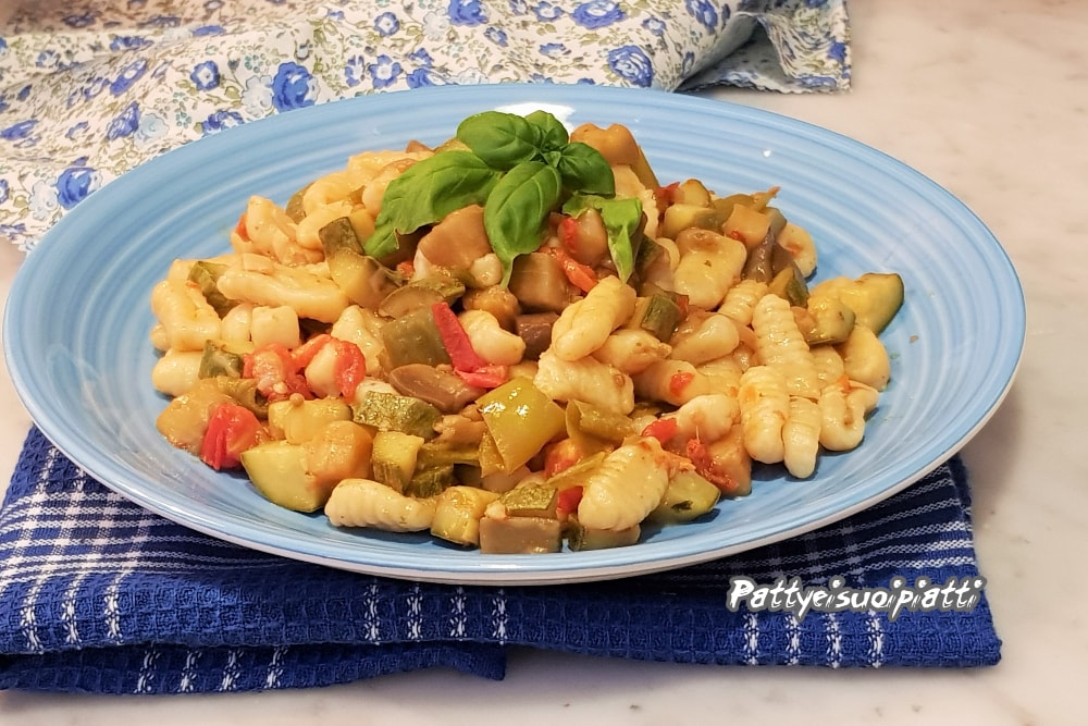gnocchetti de ricotta avec légumes