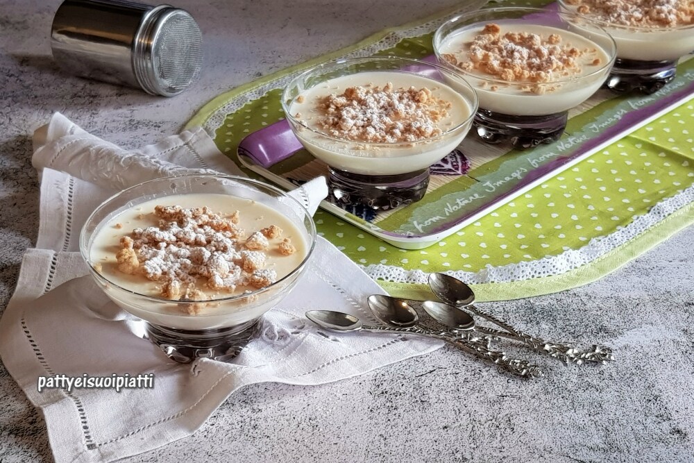 panna cotta avec caramel à l'orange