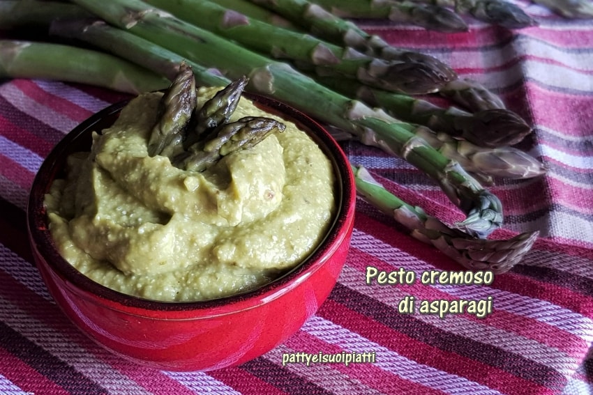 pesto crémeux d'asperges
