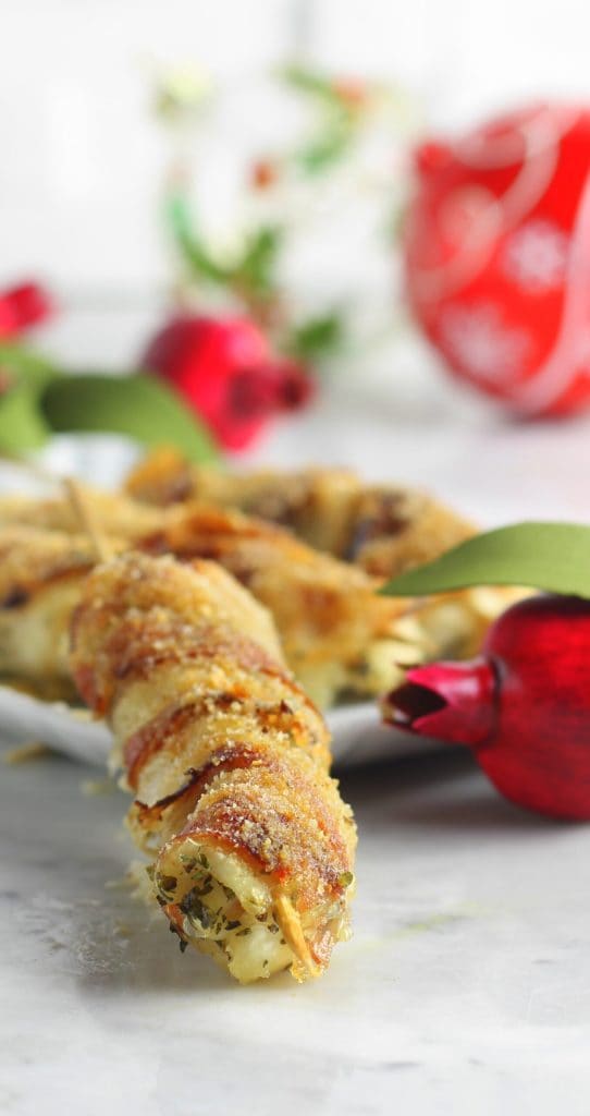 Lotte en croûte de lard