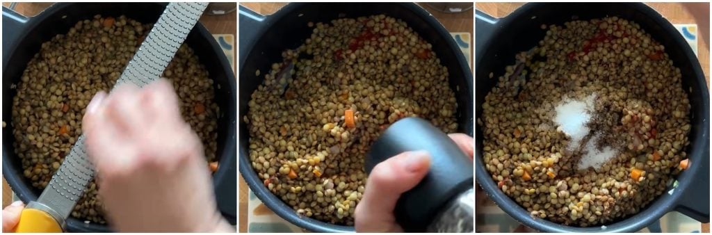 Ragoût de lentilles au micro-ondes