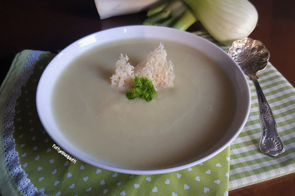 velouté de fenouil et poireaux