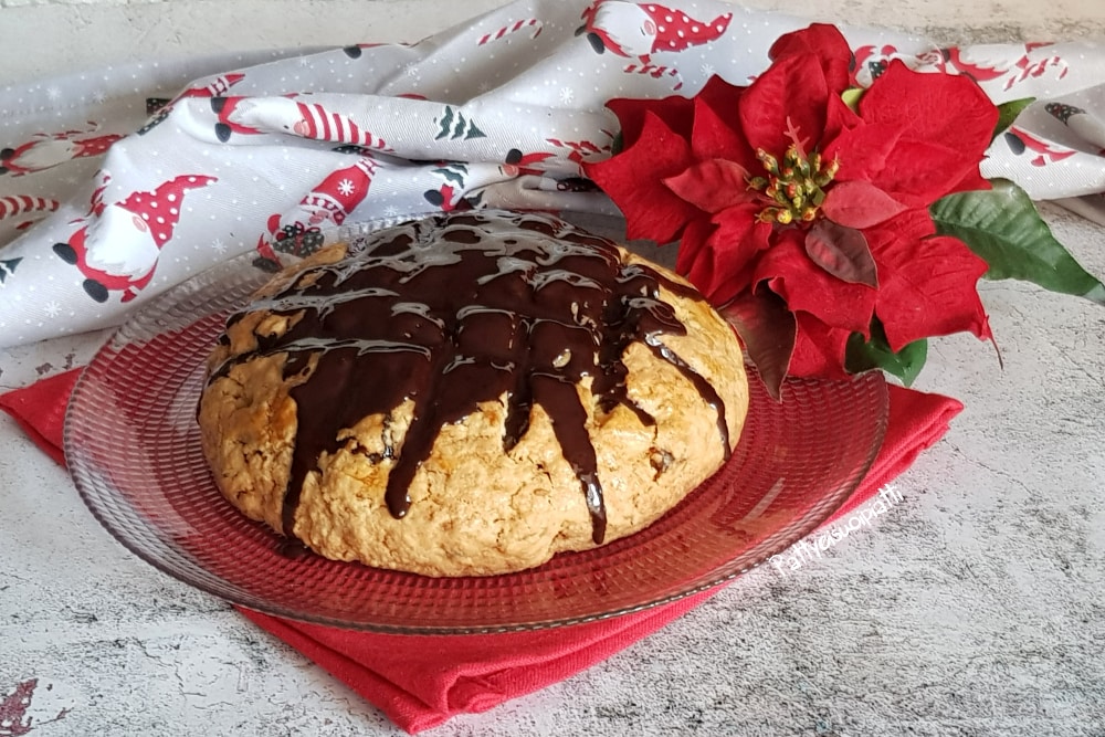 pandolce bas avec marrons glacés