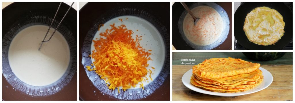 recette pas à pas crêpes citrouille pumpkin