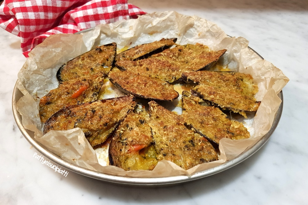 moules farcies gratinées au four