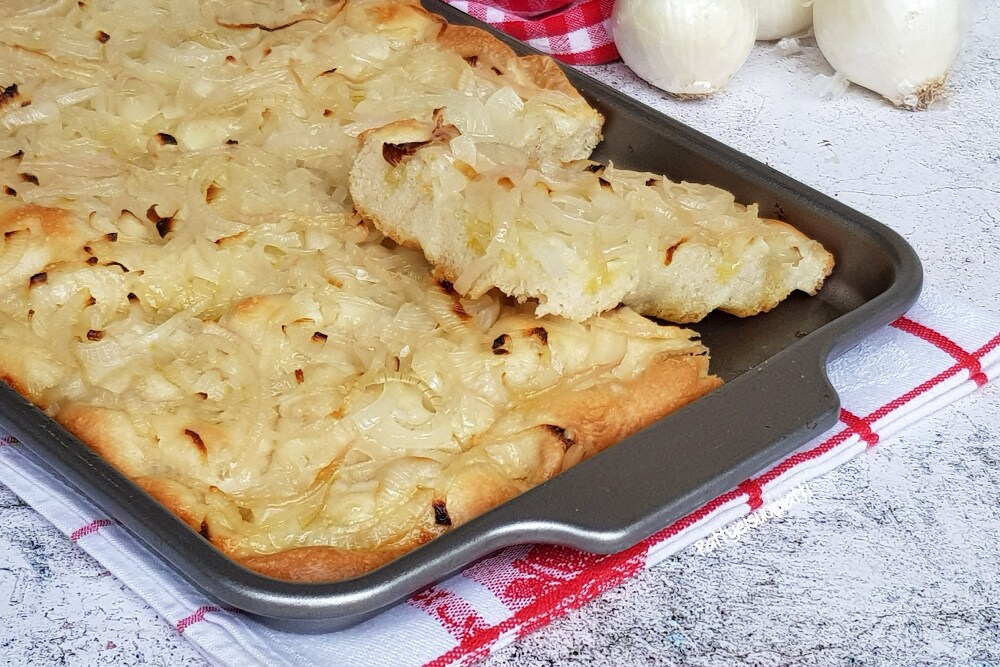 focaccia aux oignons