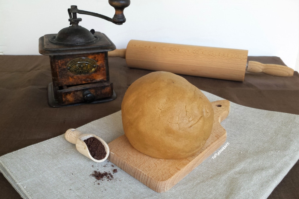 pâte sablée au Kamut et café