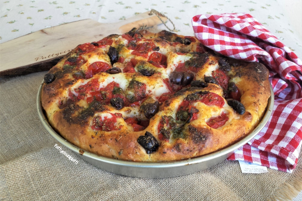 focaccia barese un peu ligure