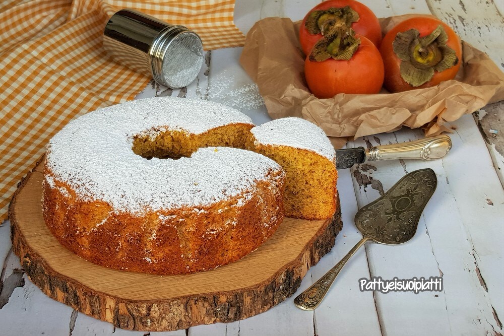 gâteau simple aux kakis