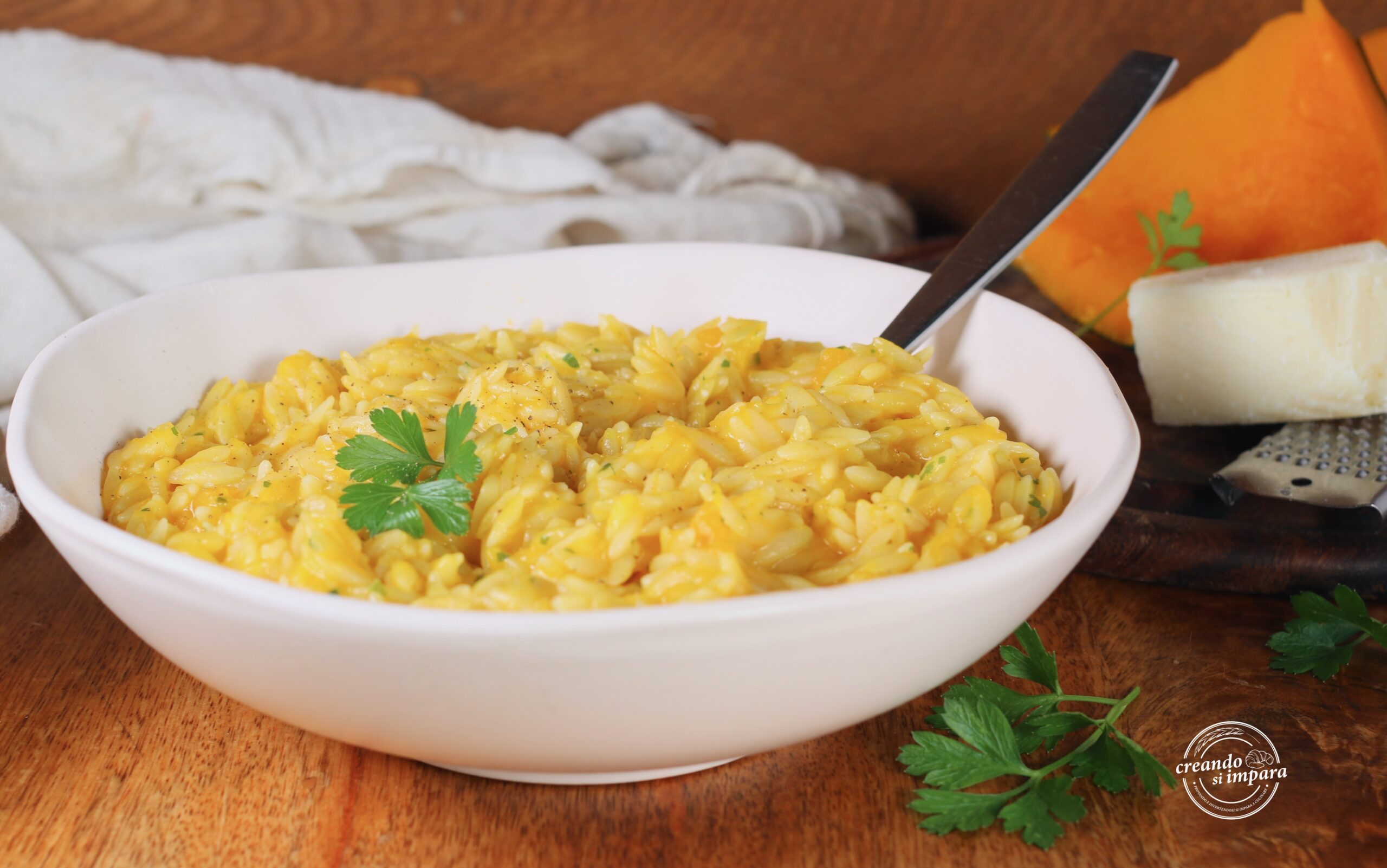 Risoni à la courge