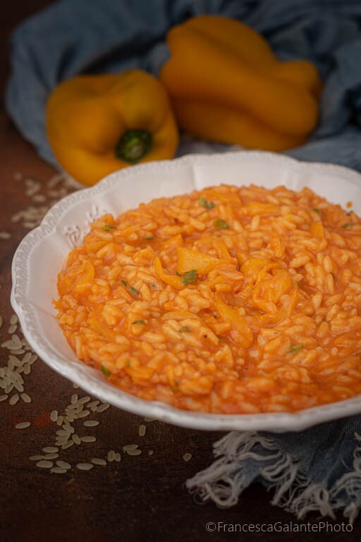RISOTTO AUX POIVRONS CRÉMEUX
