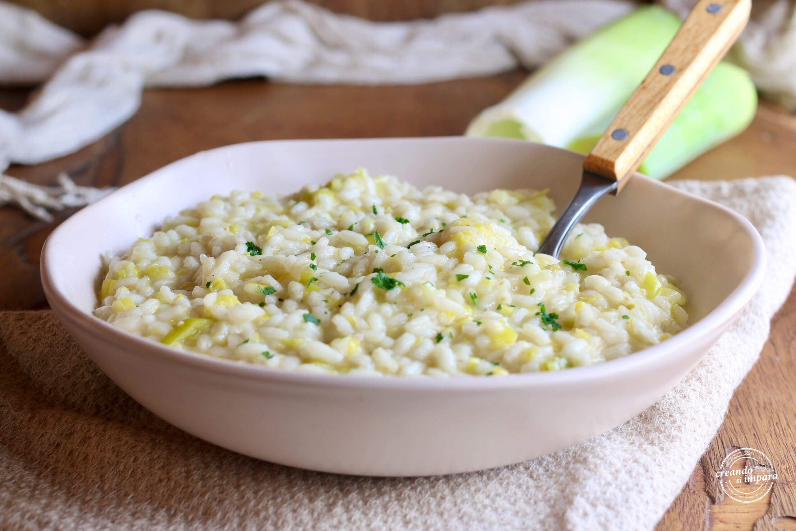 risotto aux poireaux