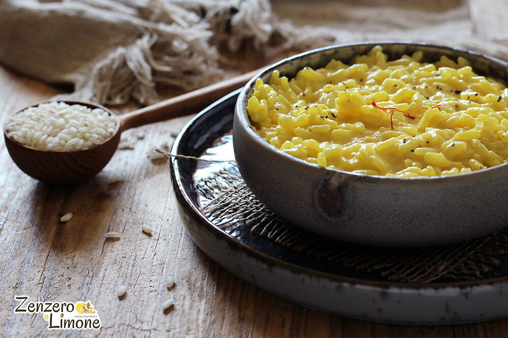 Risotto crémeux au safran
